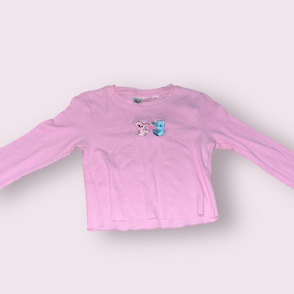 Pink Care Bear Long Sleeve